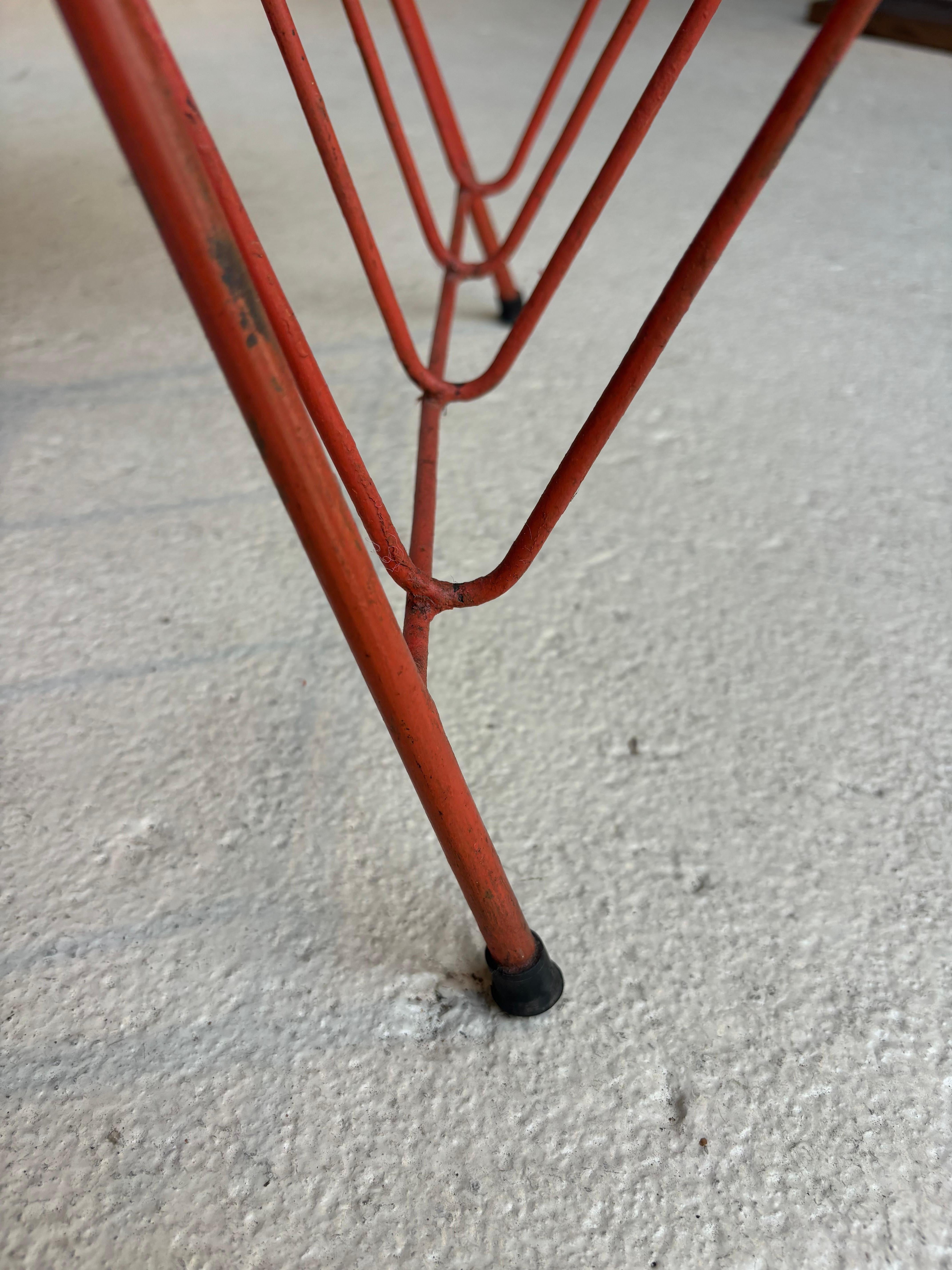 Side table with Magazine Rack by Abraham Palatnik For Sale 3