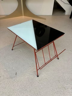 Side table with Magazine Rack by Abraham Palatnik