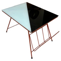 Side table with Magazine Rack by Abraham Palatnik