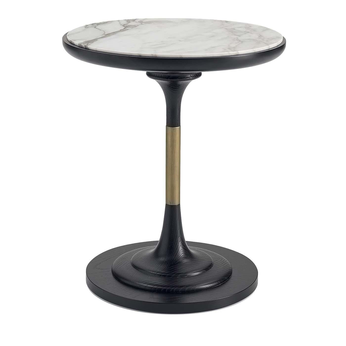 Italian Side Table with Marble Top
