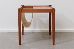 Side Table with Newspaper Holder Brdr. Furbo, Teak, 1964