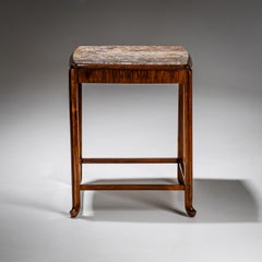 Side Table with Stone Top, probably Italy, 1920s/30s
