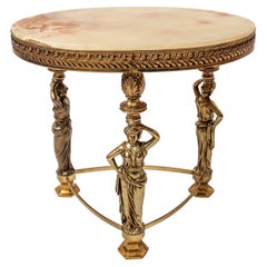 Side table with Three Graces