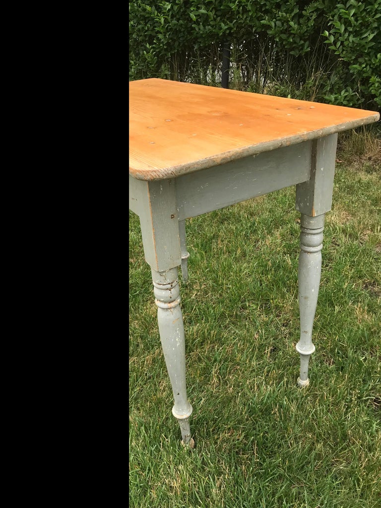 Side Table with Turned Legs For Sale at 1stDibs vintage table featuring turned legs, turned
