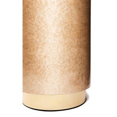 Mesa auxiliar artesanal de Ginger & Jagger, chapa moderna y metal