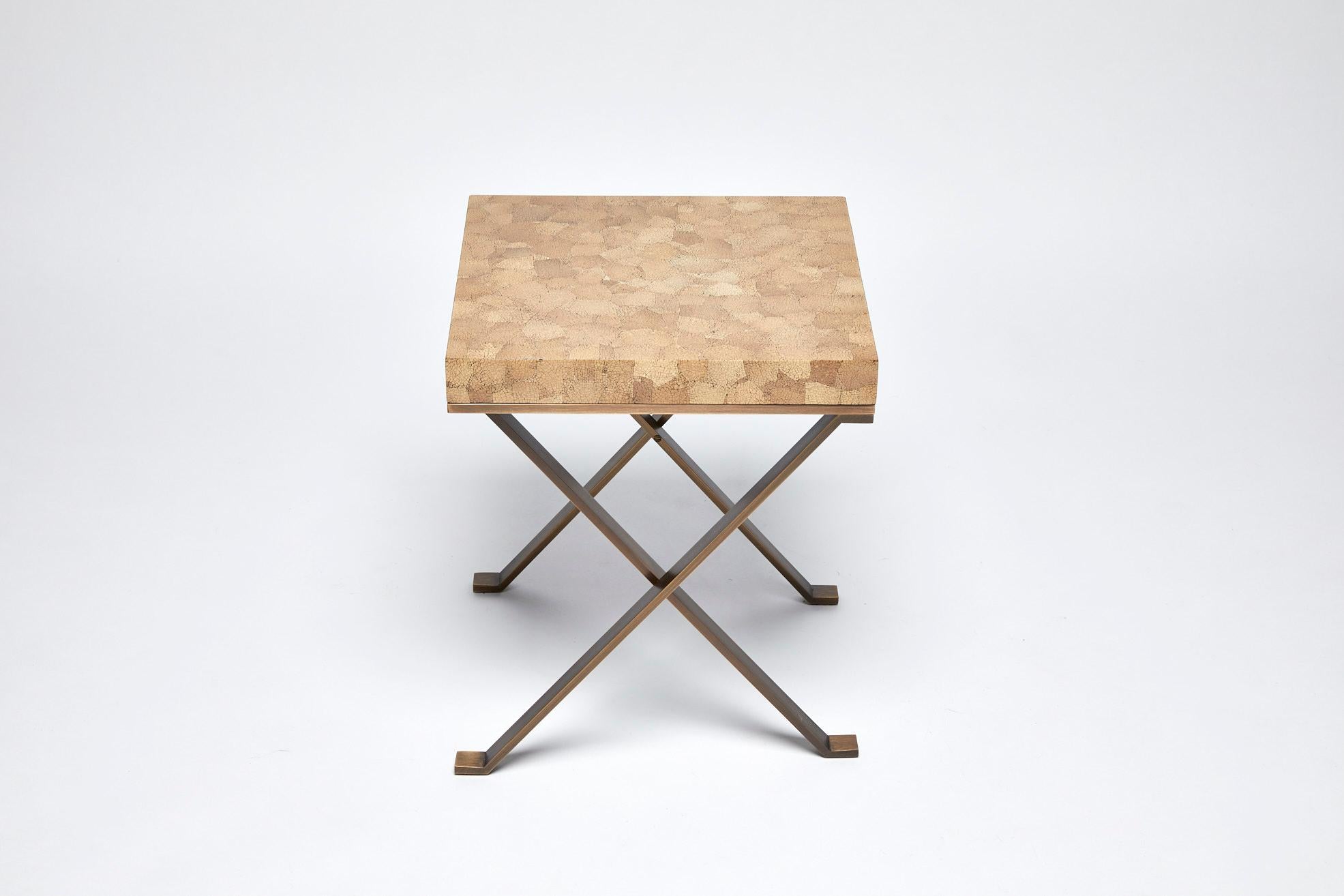 Modern Side Table, X by Reda Amalou Design For Sale