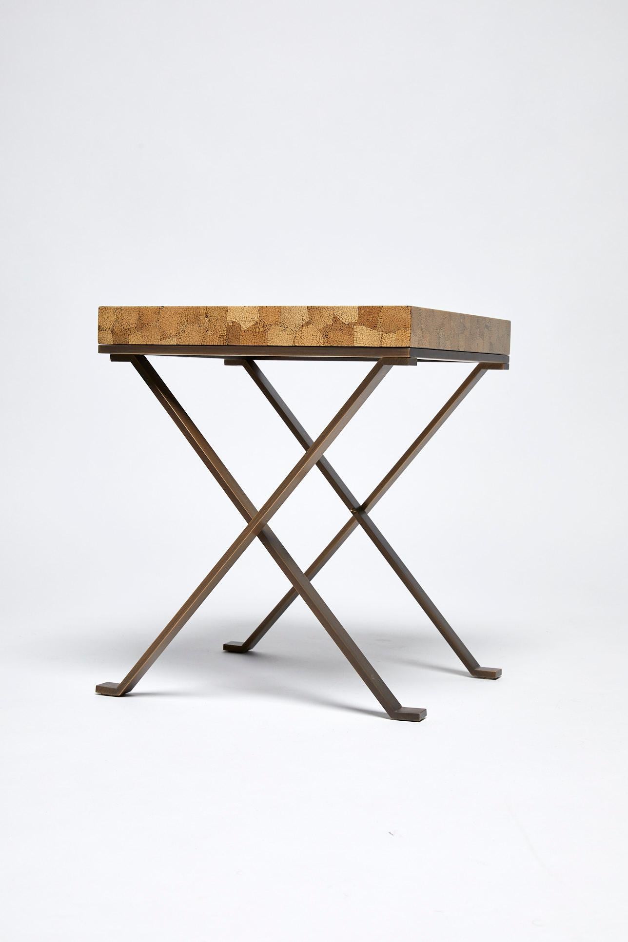 Contemporary Side Table, X by Reda Amalou Design For Sale