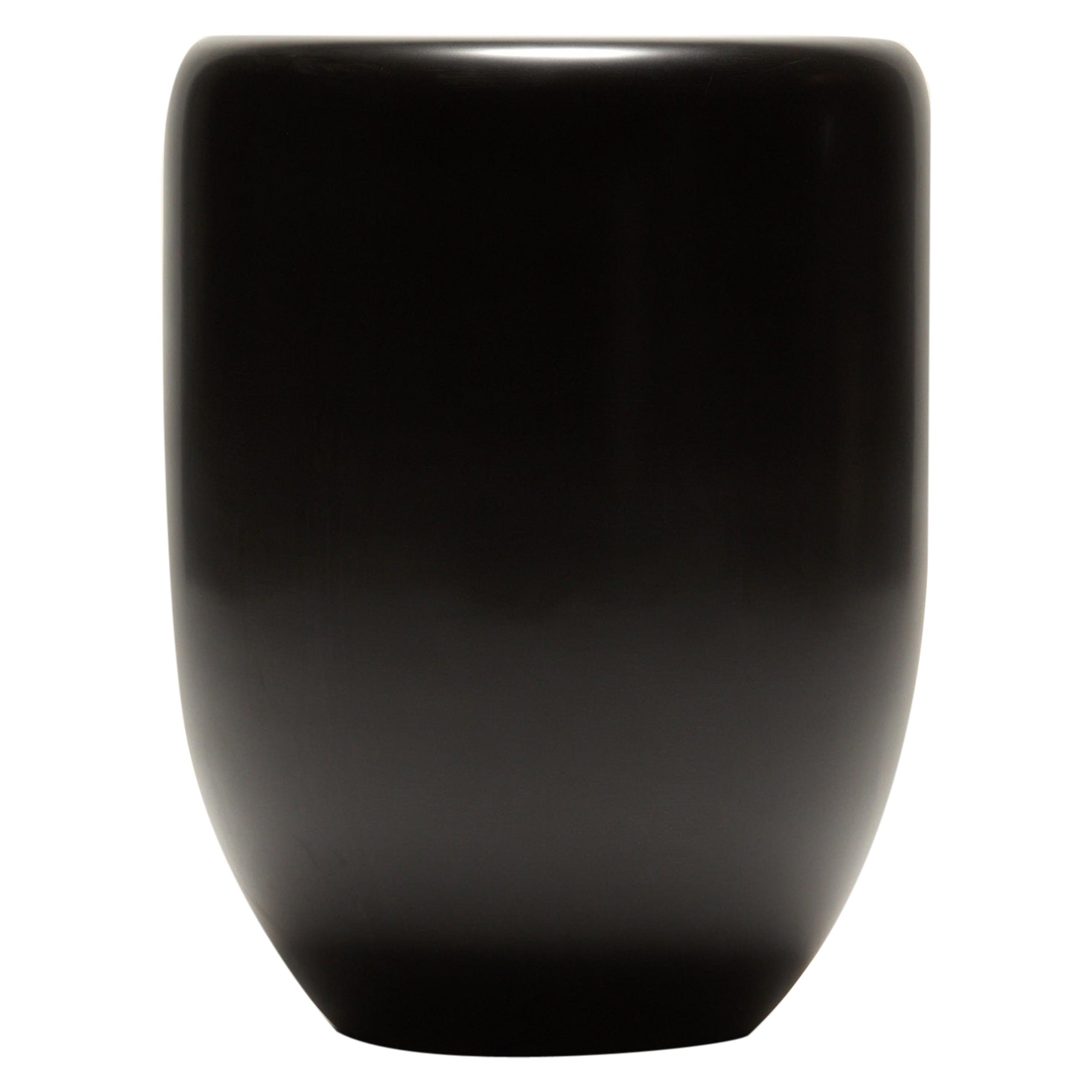 Side Table XXL, Black & Brown DOT by Reda Amalou Design, 2021 - Mate lacquer For Sale