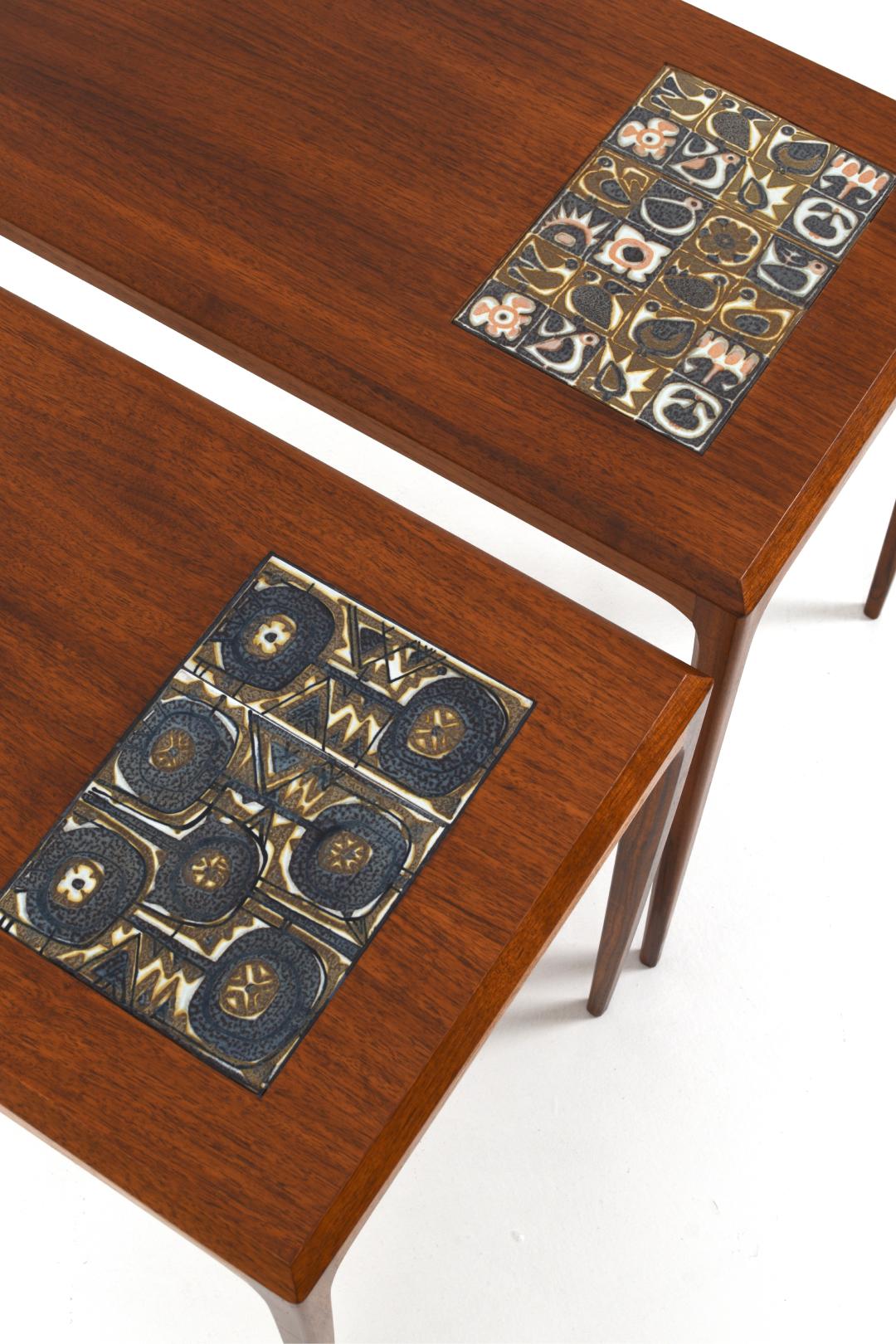 Side Tables by Johannes Andersen for Silkeborg Møbelfabrik, 1960s, Set of 2 2