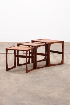 Mesas auxiliares G-Plan Vintage Nesting Tables, años 60 Inglaterra.