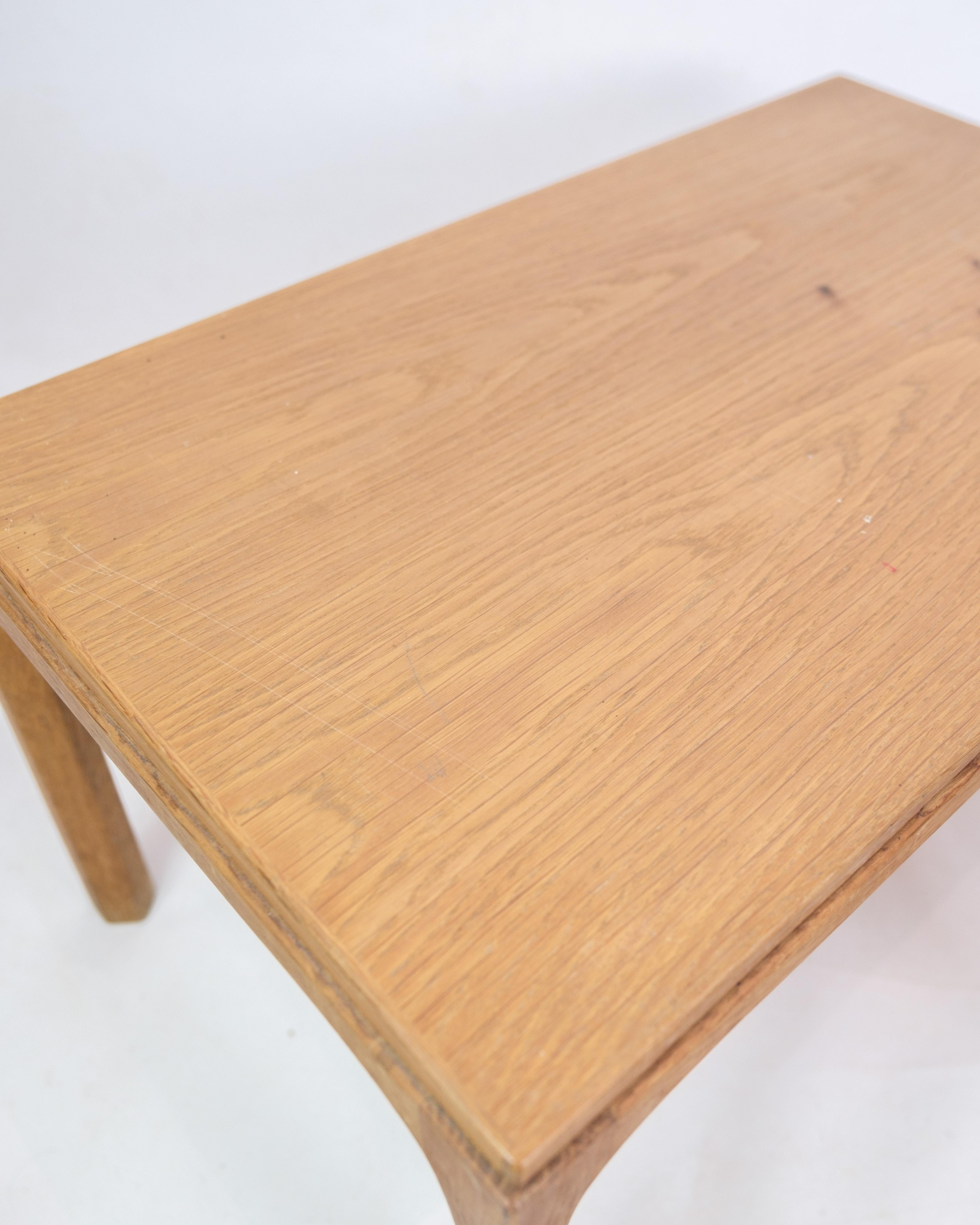 Side tables In Oak, Model 381 Designed By Aksel Kjersgaard Odder From 1960s For Sale 5