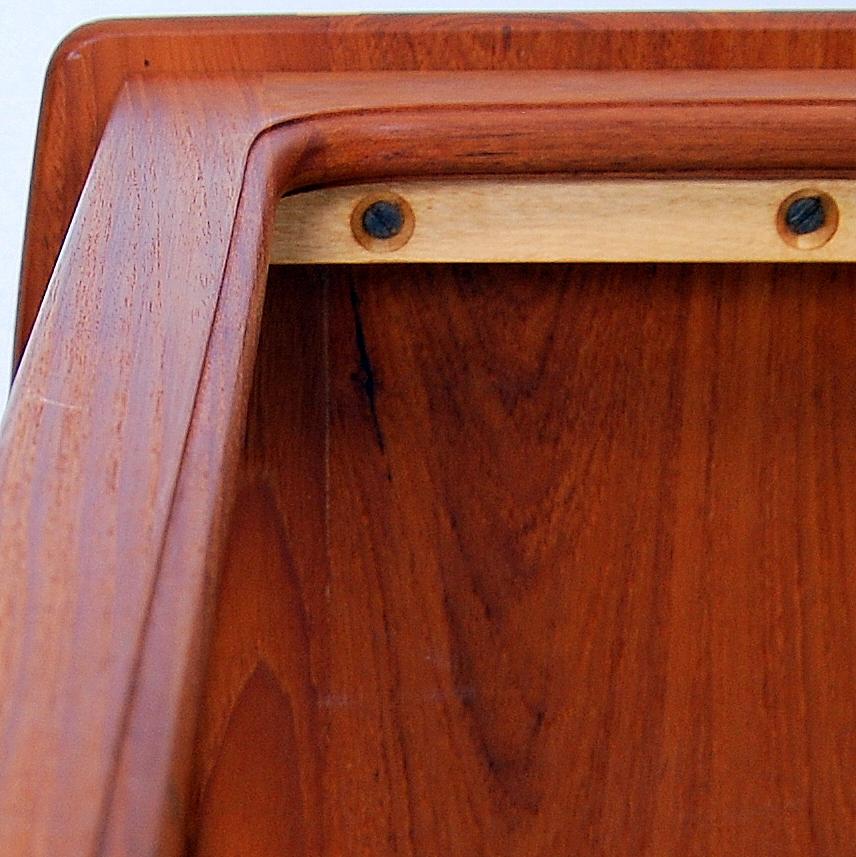 Side Tables in Solid Teak by Yngvar Sandström for Säffle Möbelfabrik, 1960s 1