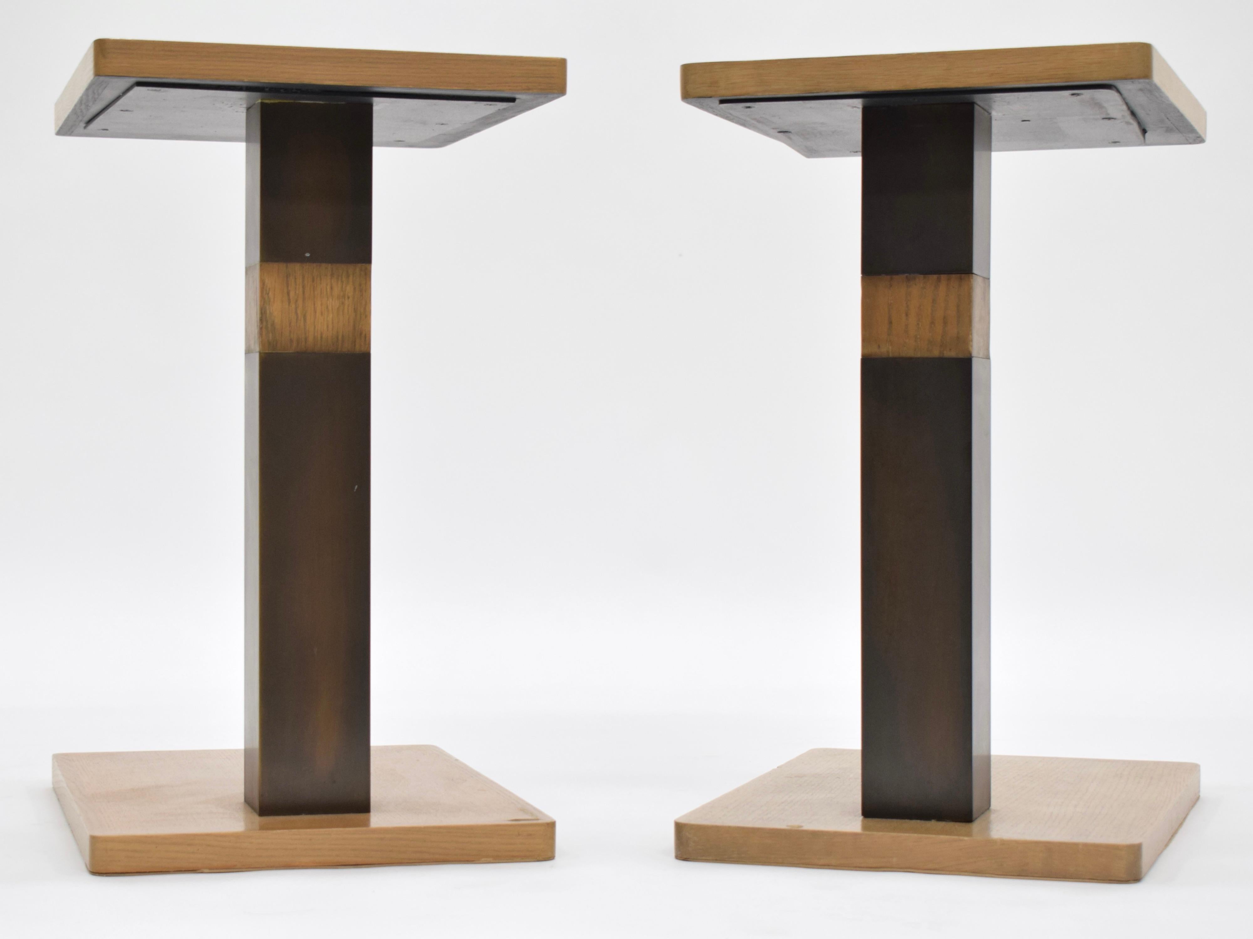 Modern Side Tables in the style of Dupre Lafon  For Sale