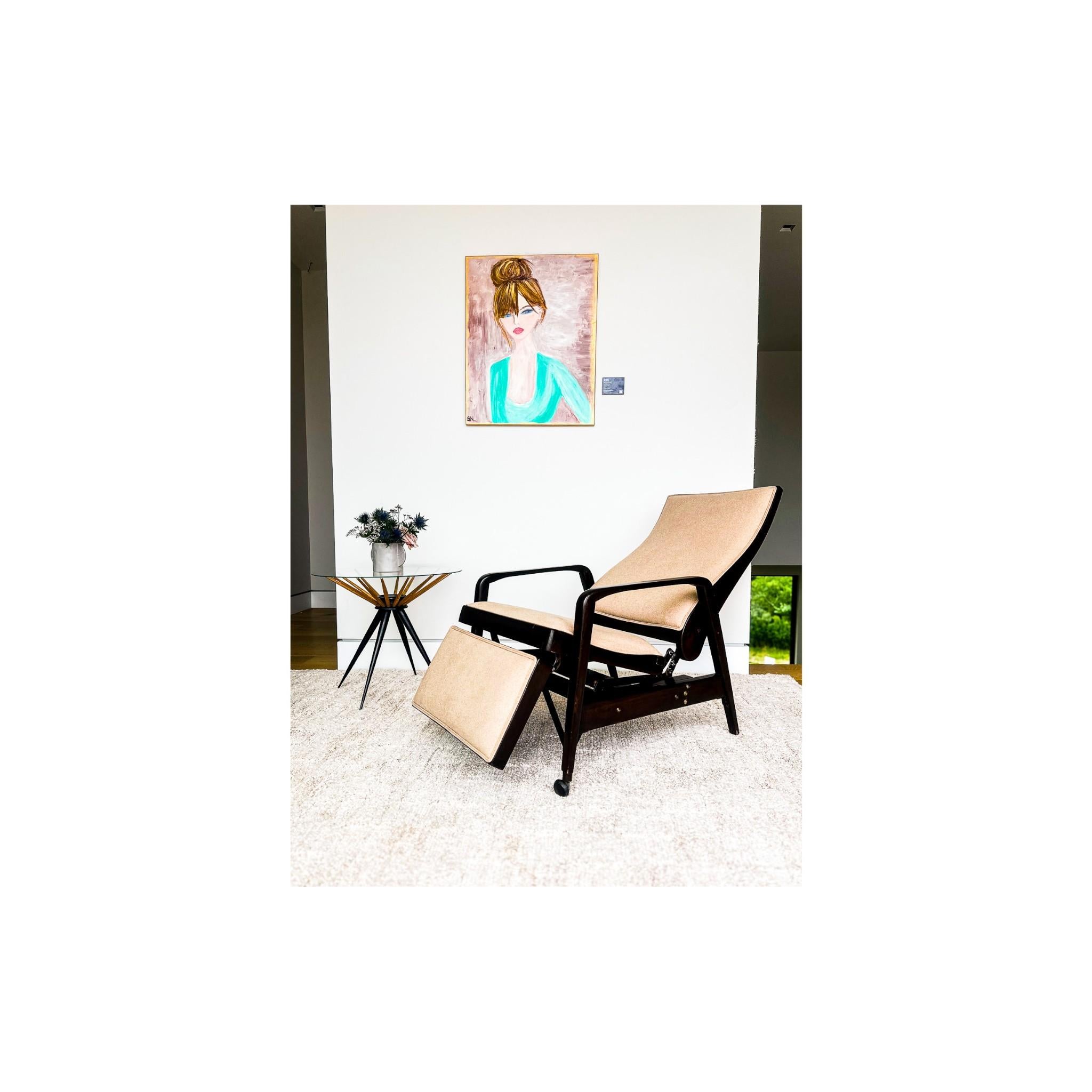 Tables d'appoint en bois dur et verre bicolore, Giuseppe Scapinelli, années 1950 - Lot 768A en vente 2