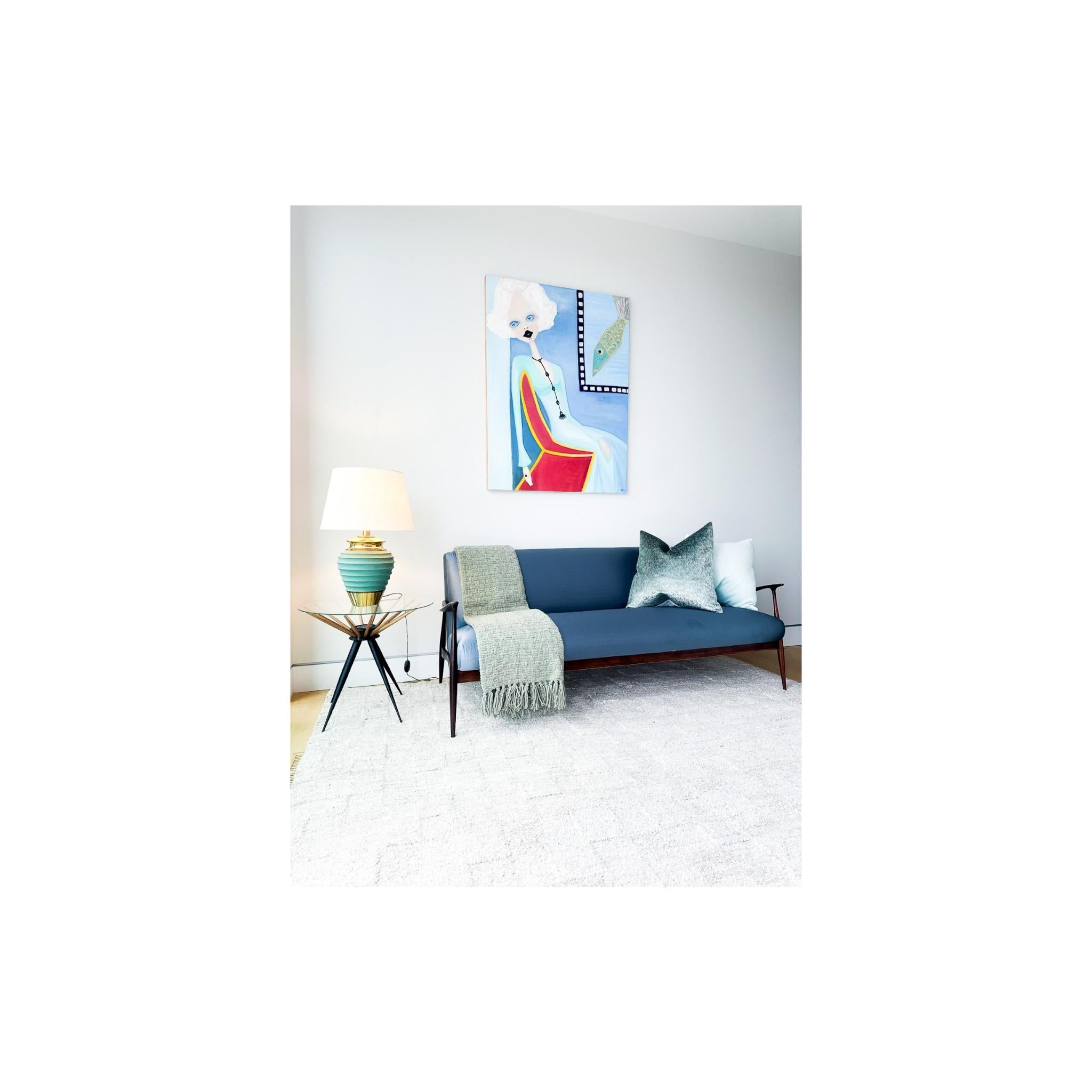 Tables d'appoint en bois dur et verre bicolore, Giuseppe Scapinelli, années 1950 - Lot 768A en vente 3