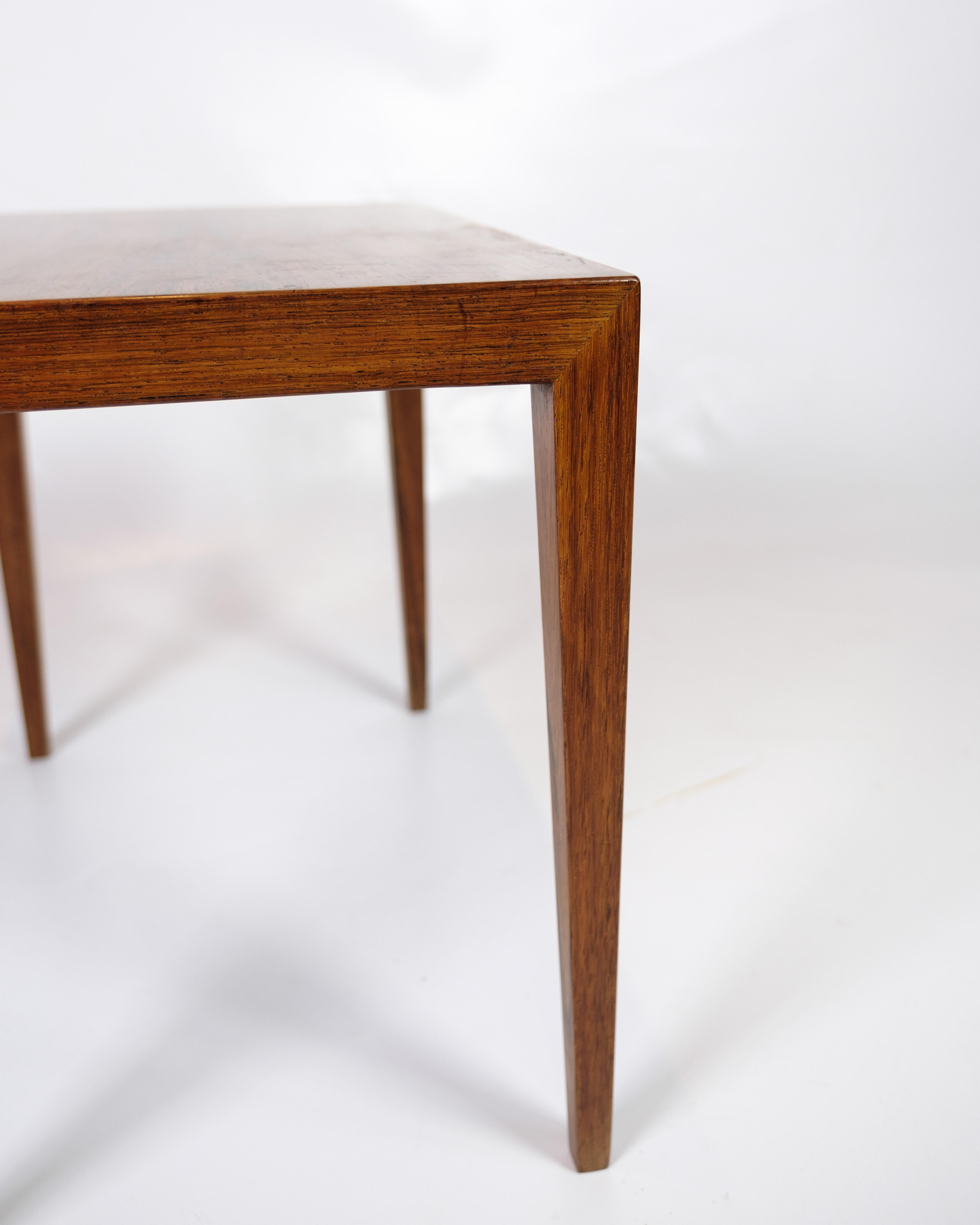 Tables d'appoint modèle 41B fabriquées en bois de rose par Severin Hansen pour Haslev Furniture en vente 7