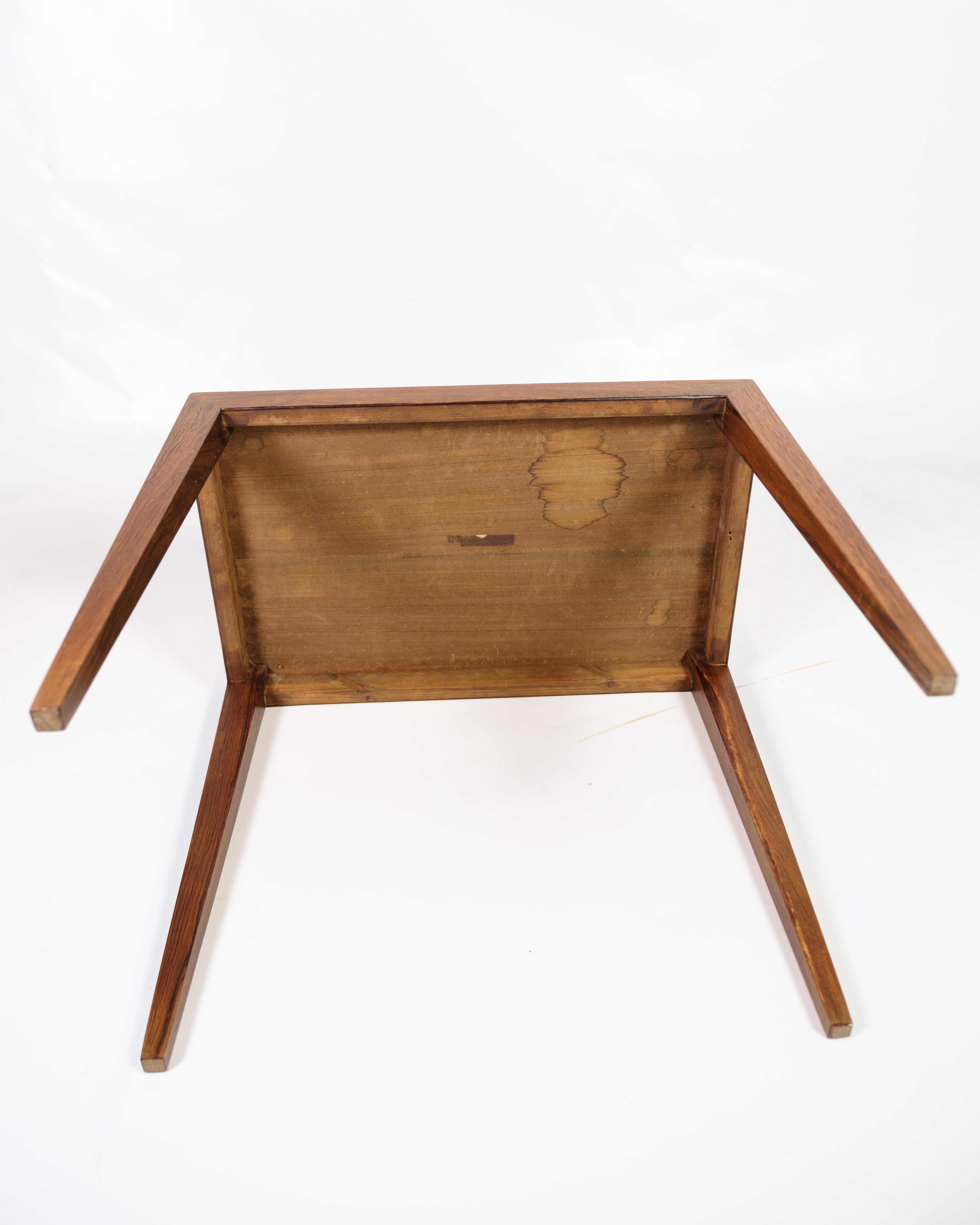 Tables d'appoint modèle 41B fabriquées en bois de rose par Severin Hansen pour Haslev Furniture en vente 8