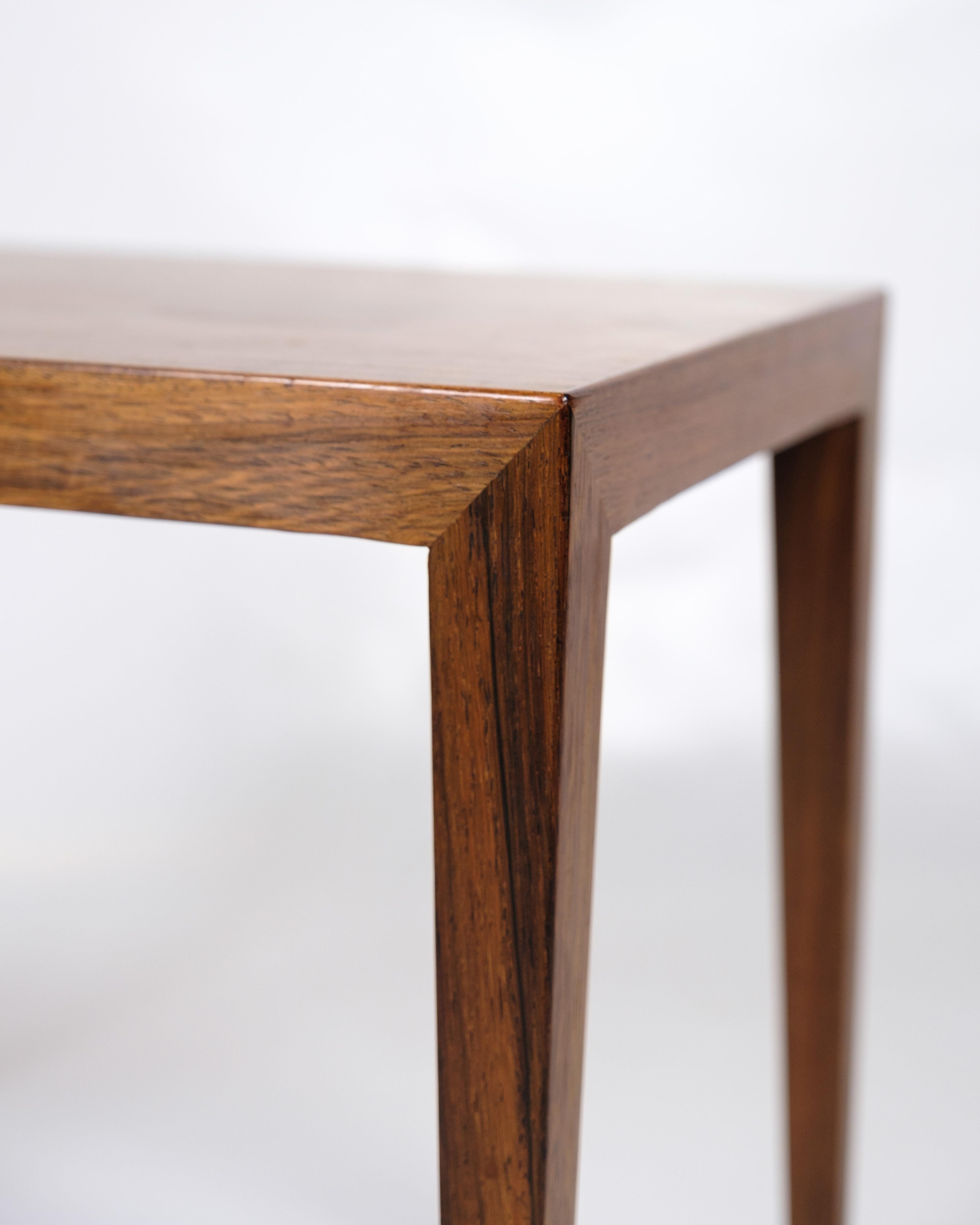 Mid-Century Modern Tables d'appoint modèle 41B fabriquées en bois de rose par Severin Hansen pour Haslev Furniture en vente