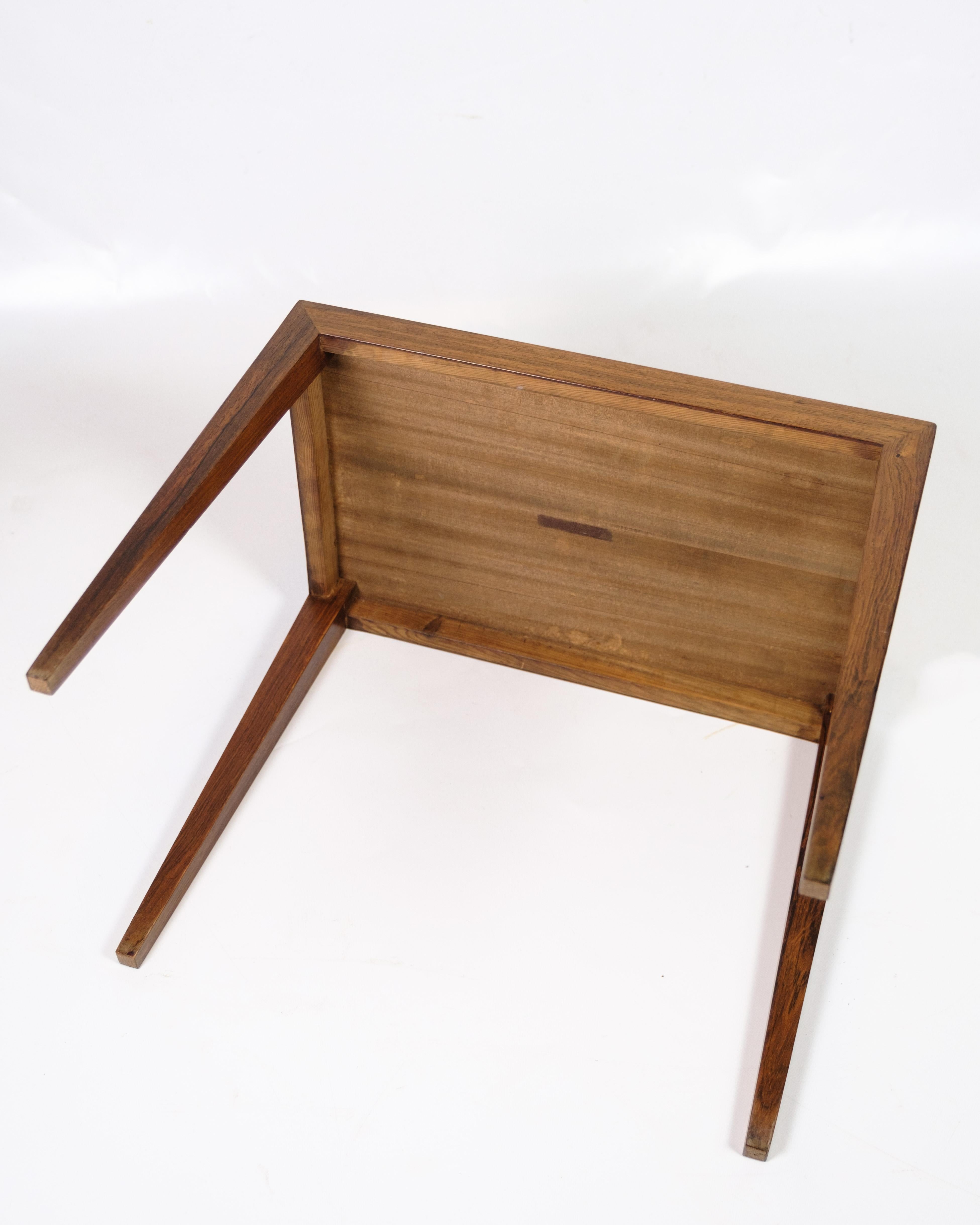 Tables d'appoint modèle 41B fabriquées en bois de rose par Severin Hansen pour Haslev Furniture en vente 2