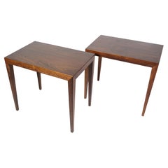 Beistelltische Modell 41B aus Palisanderholz von Severin Hansen für Haslev Furniture