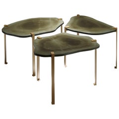 Side Tables "Turtle" by Hervé Langlais for Galerie Negropontes