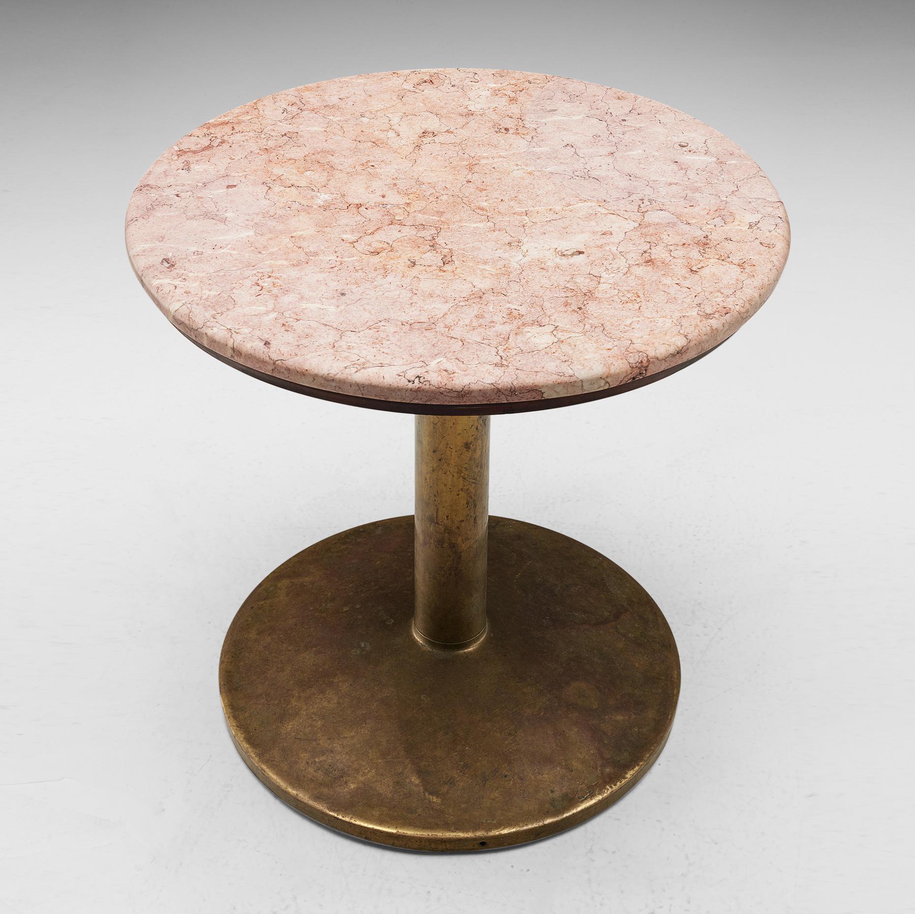 rose marble side table