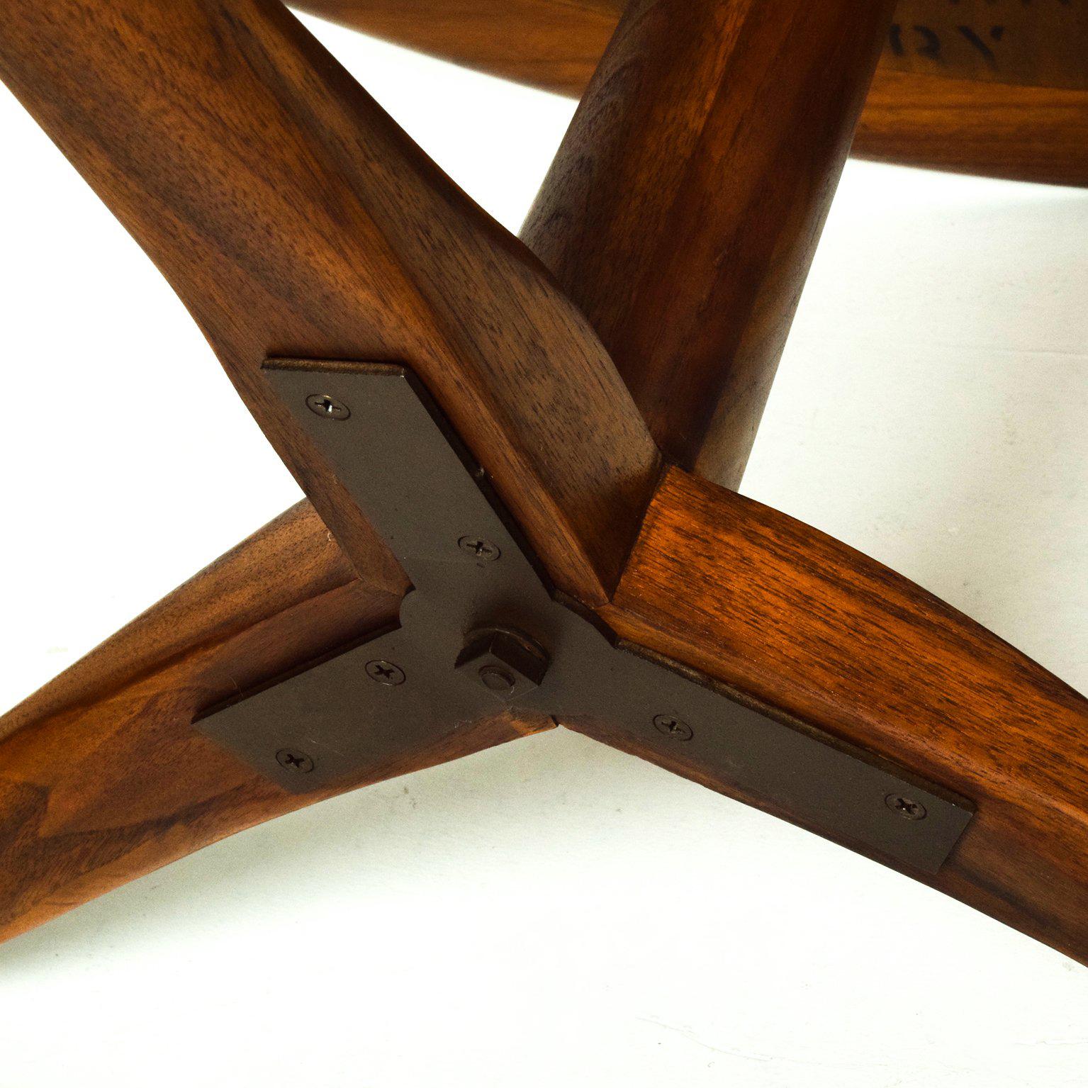Mid-Century Modern Table d'appoint Wedge des années 1960 par Barney Flagg Parallel pour Drexel en vente