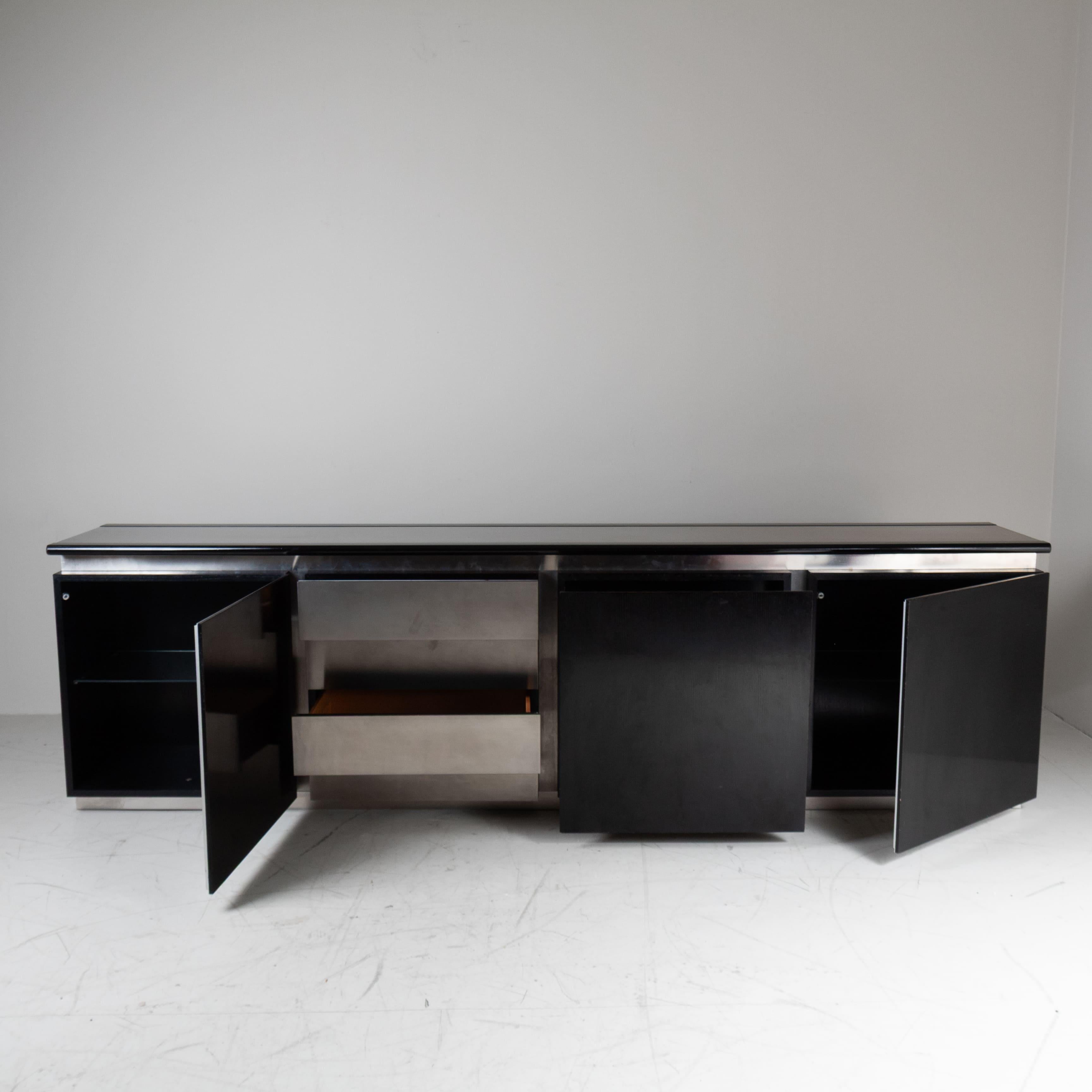 Acciaio Sidebaord Parioli, Lodovico Acerbis, 1980 in vendita