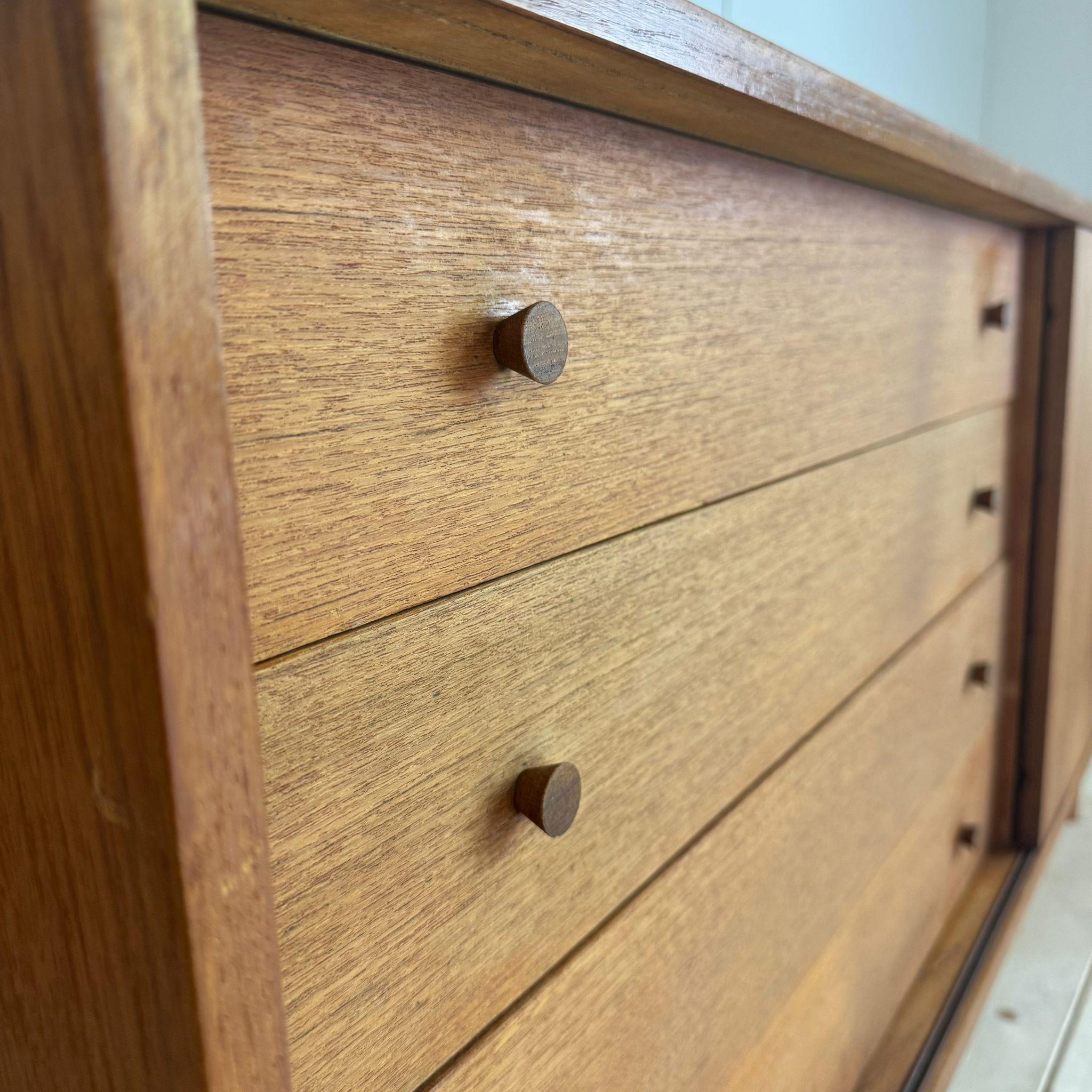 Danish Sidebaord vintage in teak, Denmark 1960 en vente