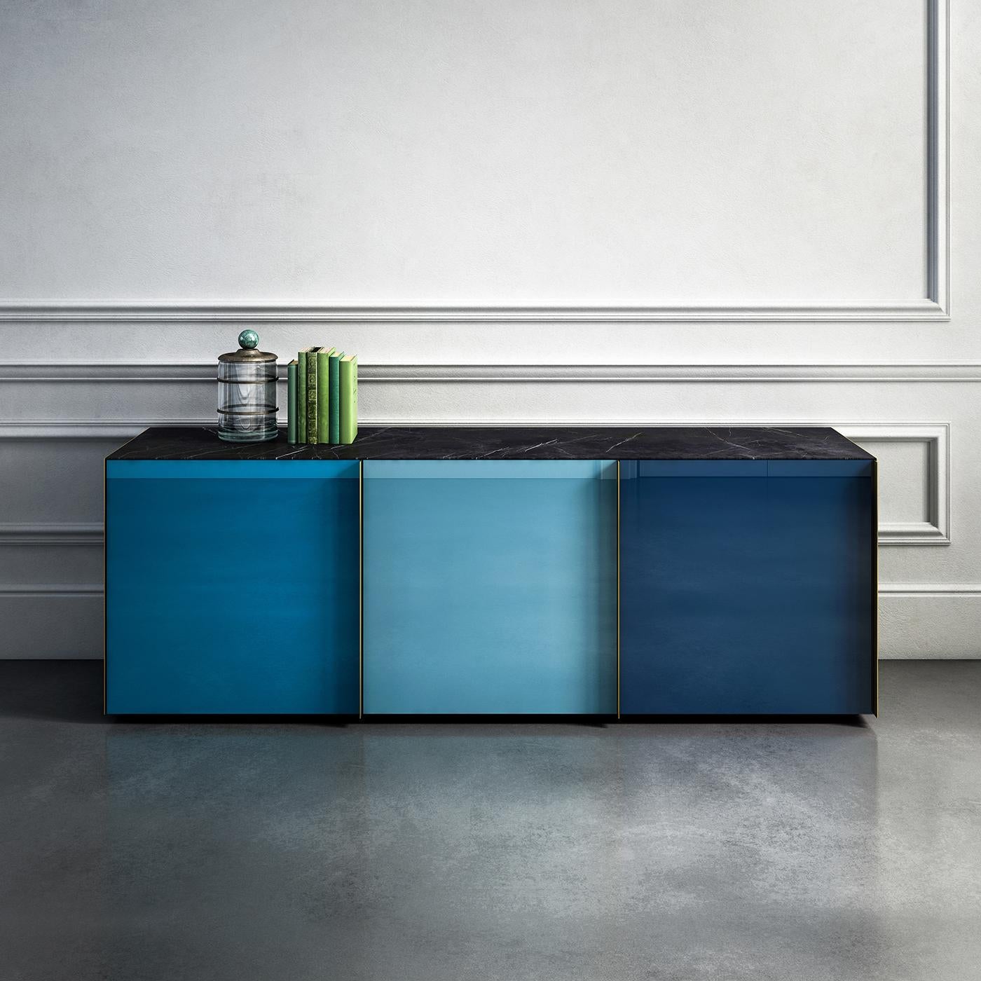 Hand-Crafted Sideboard 01 Blue
