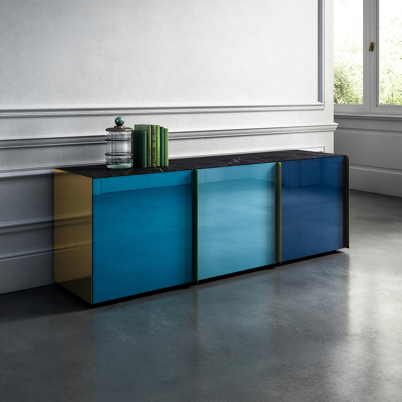 Sideboard 01 Blue In New Condition In Milan, IT