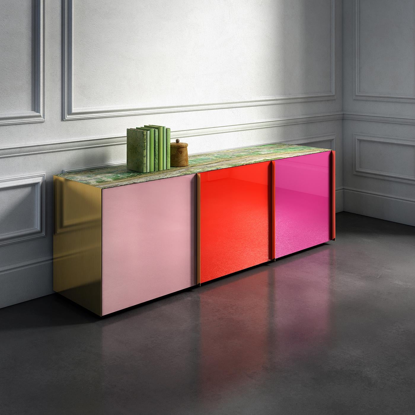 Contemporary Sideboard 01 Red