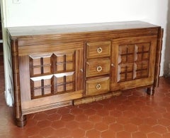 Buffet 2 portes 3 tiroirs francisque chaleyssin