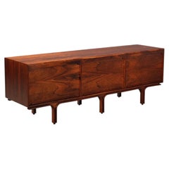 Sideboard '503' di Gianfranco Frattini per Bernini restaurato, anni 60