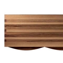 Onda Solid Wood Sideboard, Walnut in Hand-Made Natural Finish, Contemporary