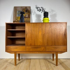 Sideboard Alto Mid-Century Modern in Teak – Anni ’60