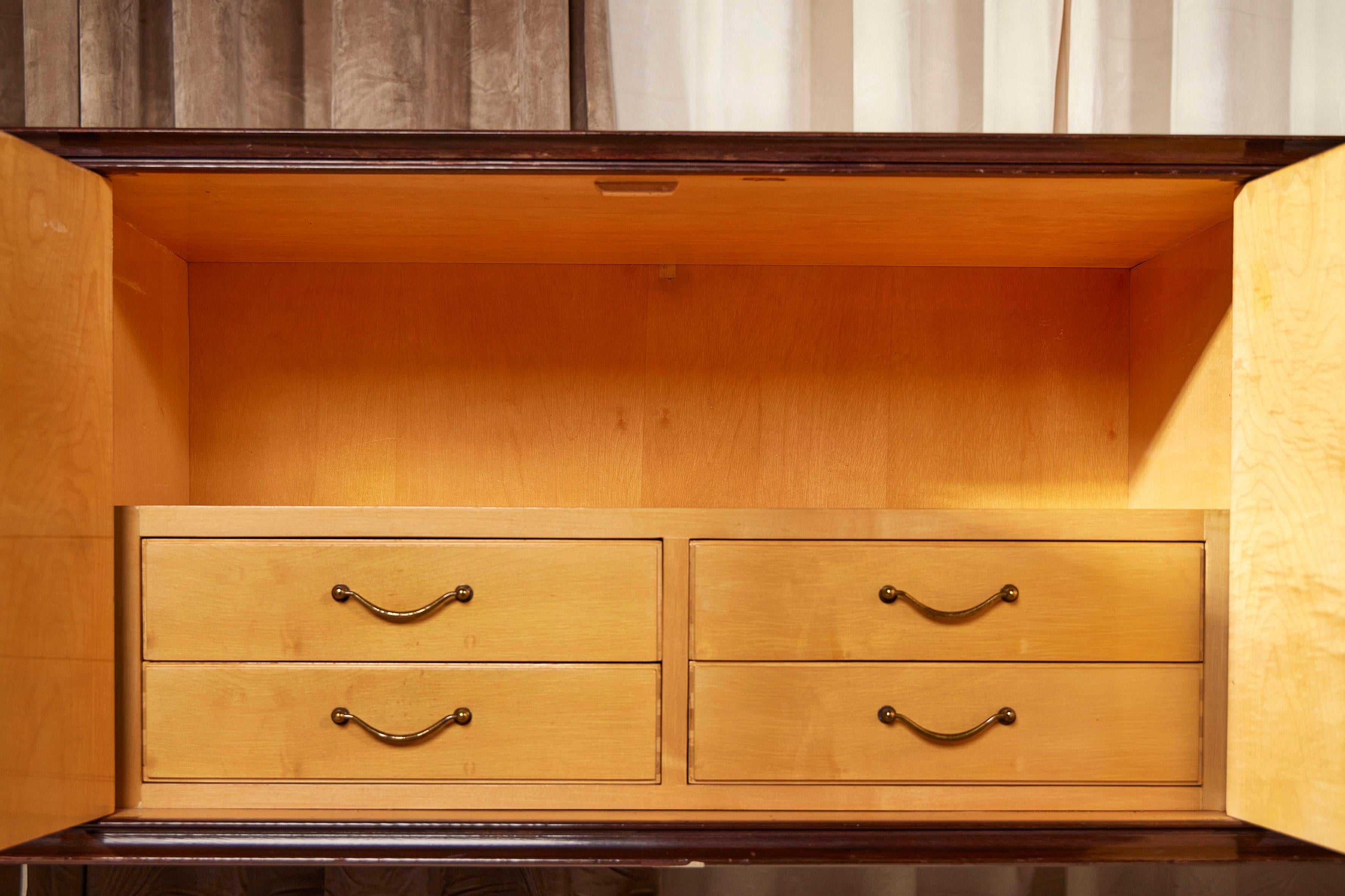 Ottone Sideboard anni 50 di Vittorio Dassi per Fratelli Turri in vendita