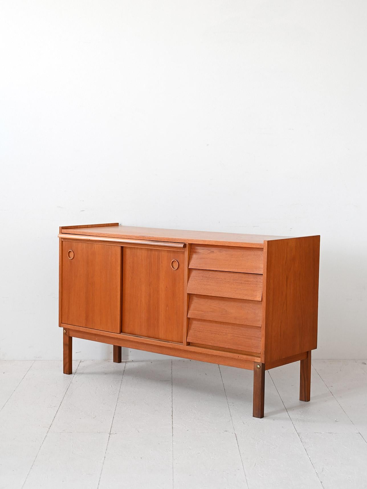 Mid-20th Century 1960s sideboard with pull-out top For Sale