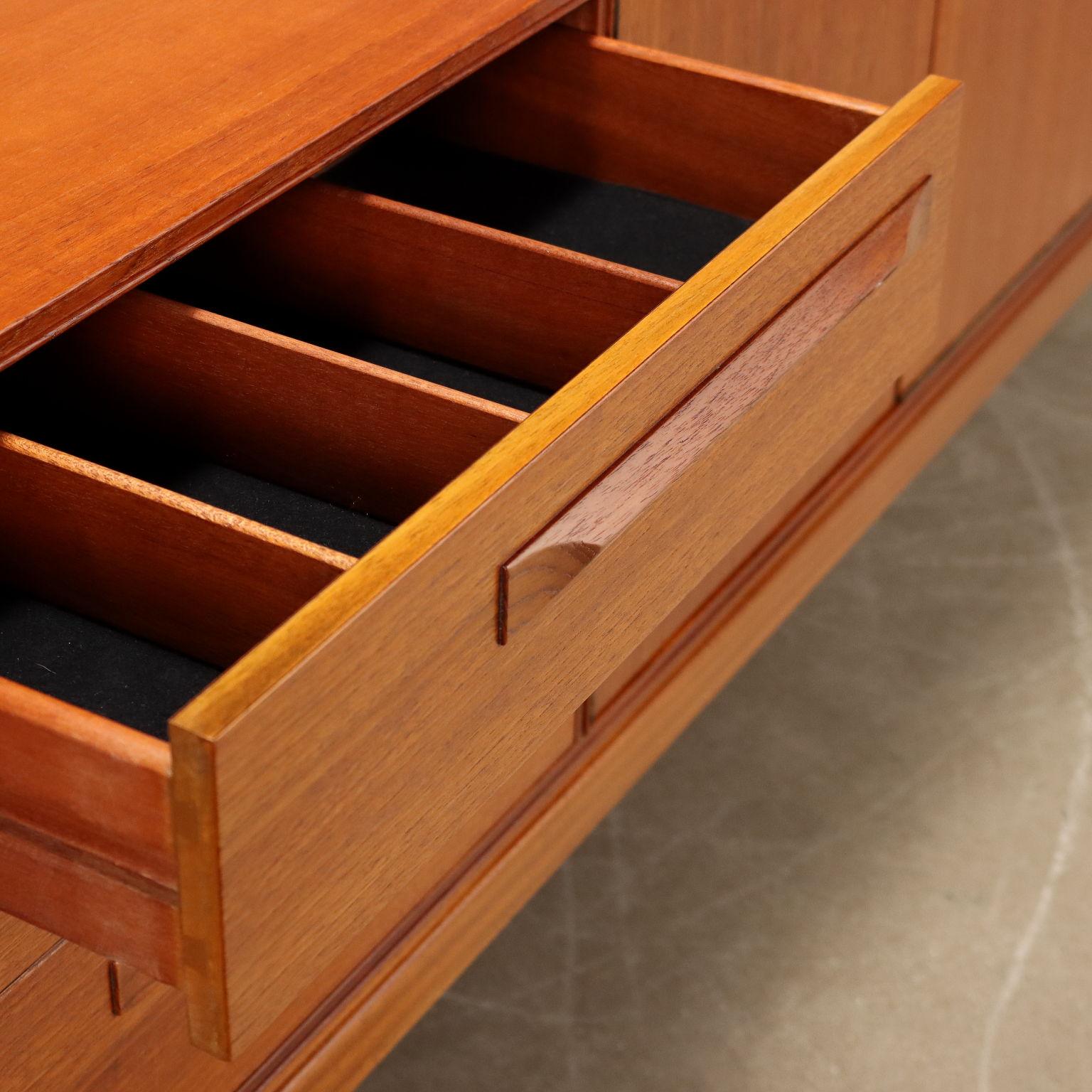 Impiallacciato Sideboard Anni 60 McIntosh Furniture