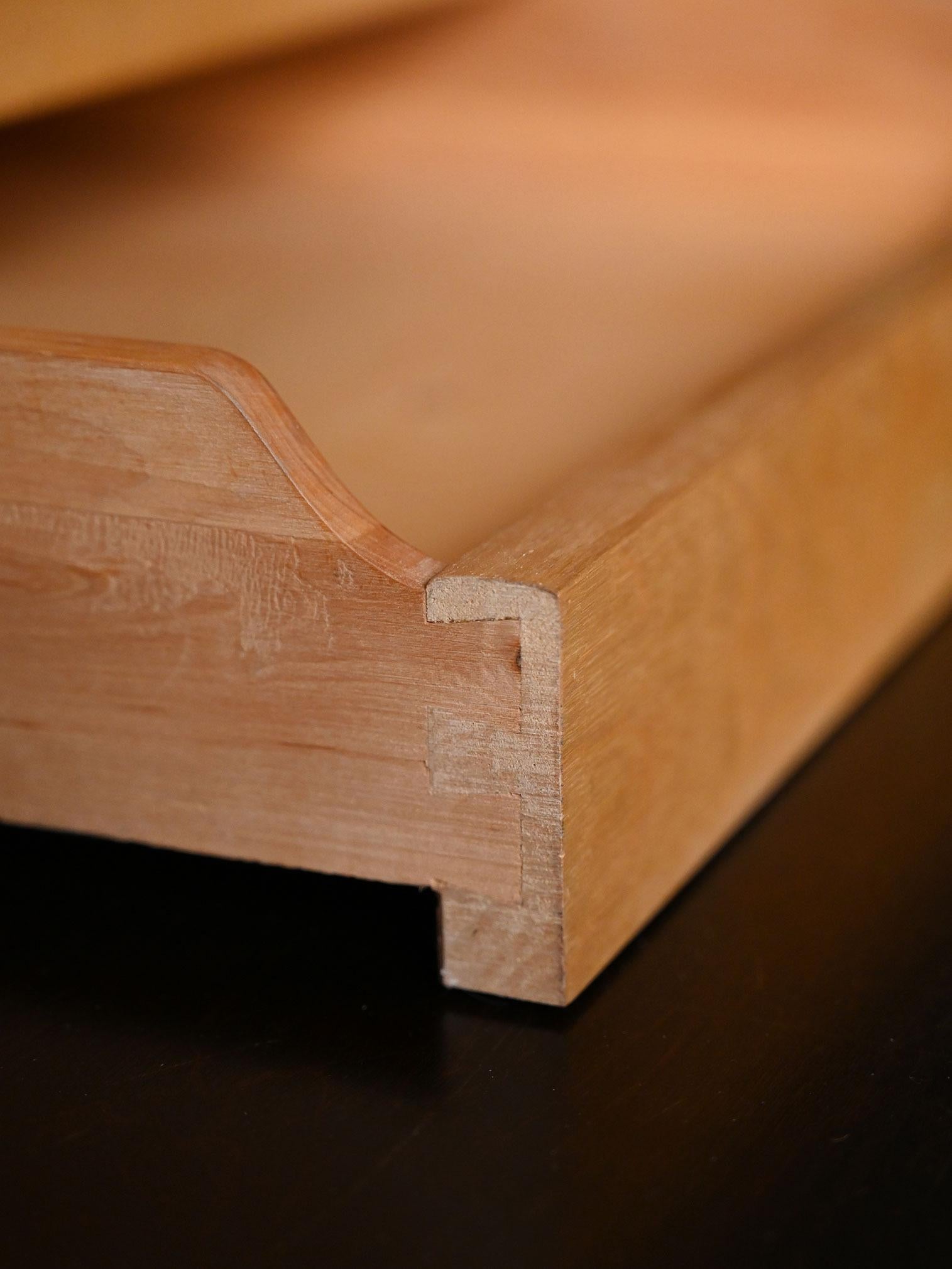 Legno Sideboard Art Decó scandinavo in radica anni ’30 in vendita