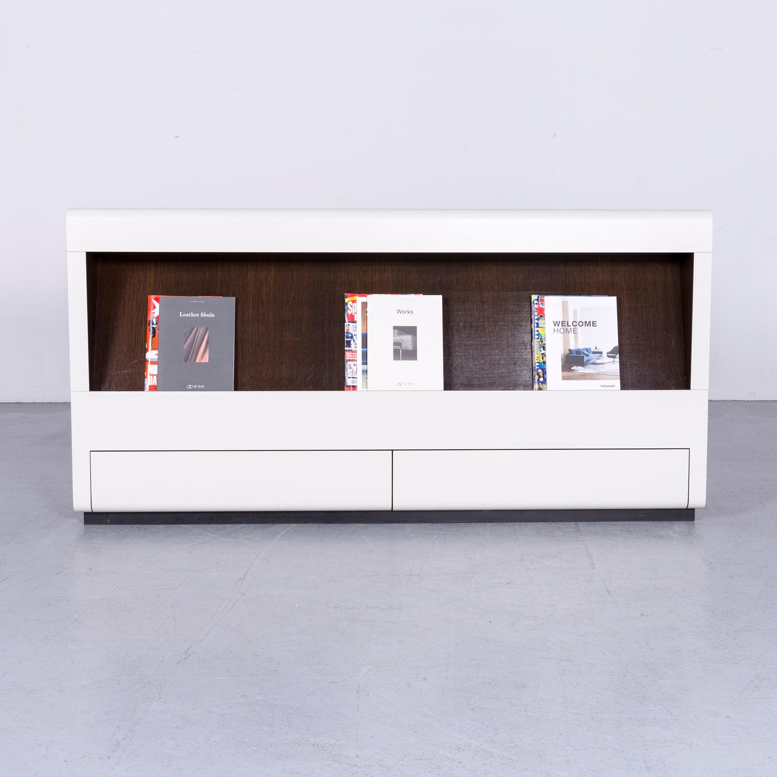 Crème and brown colored designer sideboard, in a minimalistic and modern design, made for pure style.