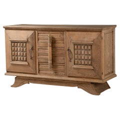 Sideboard, Bleached Oak, France, 1940s
