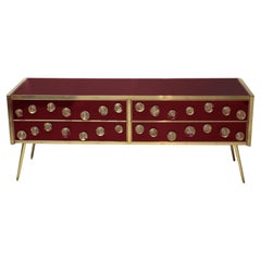Burgundy SIDEBOARD  - Made in Italy justfurnituress designer