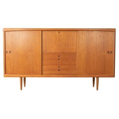 Sideboard Bramin Highboard aus Teakholz H.W.Klein, 1960er Jahre