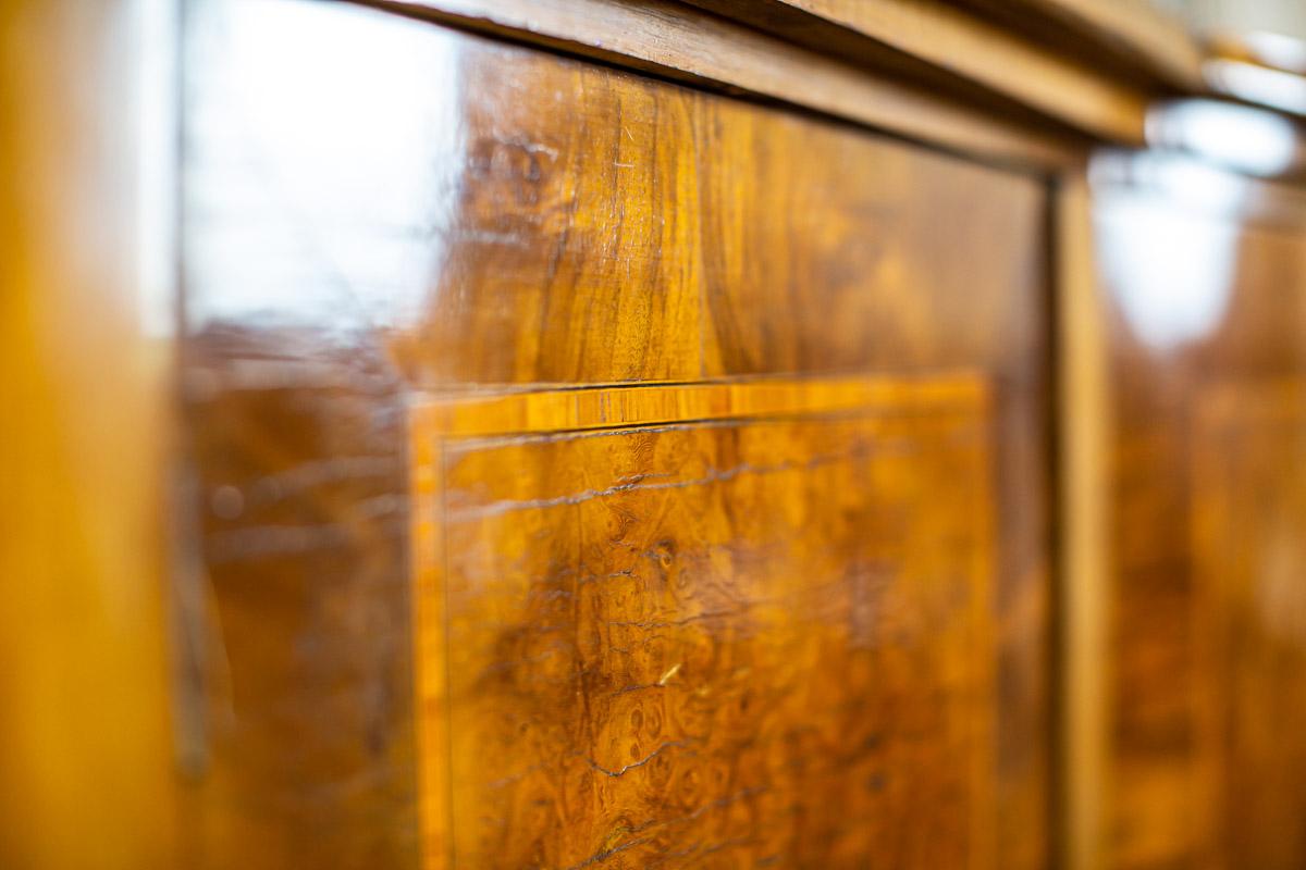 Sideboard or Buffet from the Interwar Period Veneered with Walnut 9