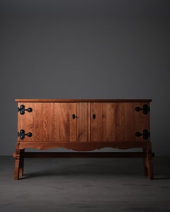 Sideboard by Åby Möbelfabrik in Pine, Sweden, 1940s