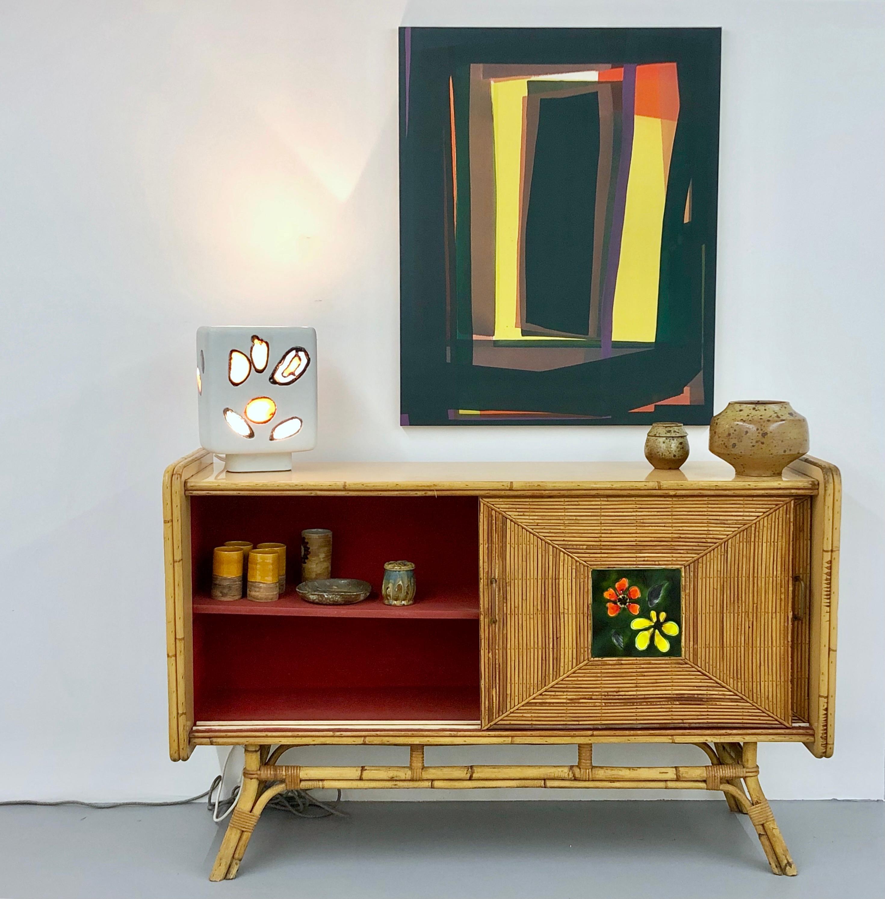 sideboard by Audoux Minnet In Good Condition For Sale In PARIS, FR