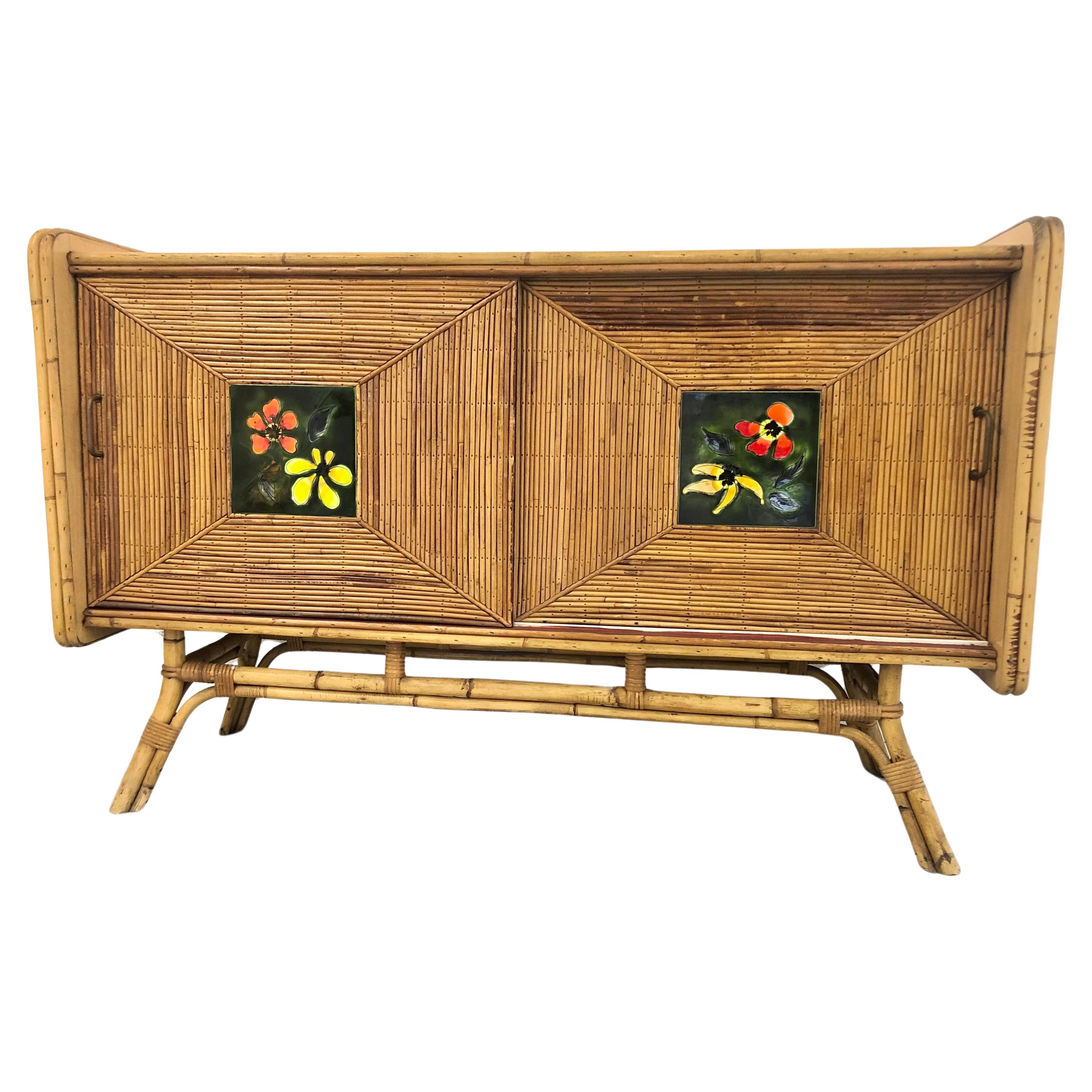 sideboard by Audoux Minnet For Sale