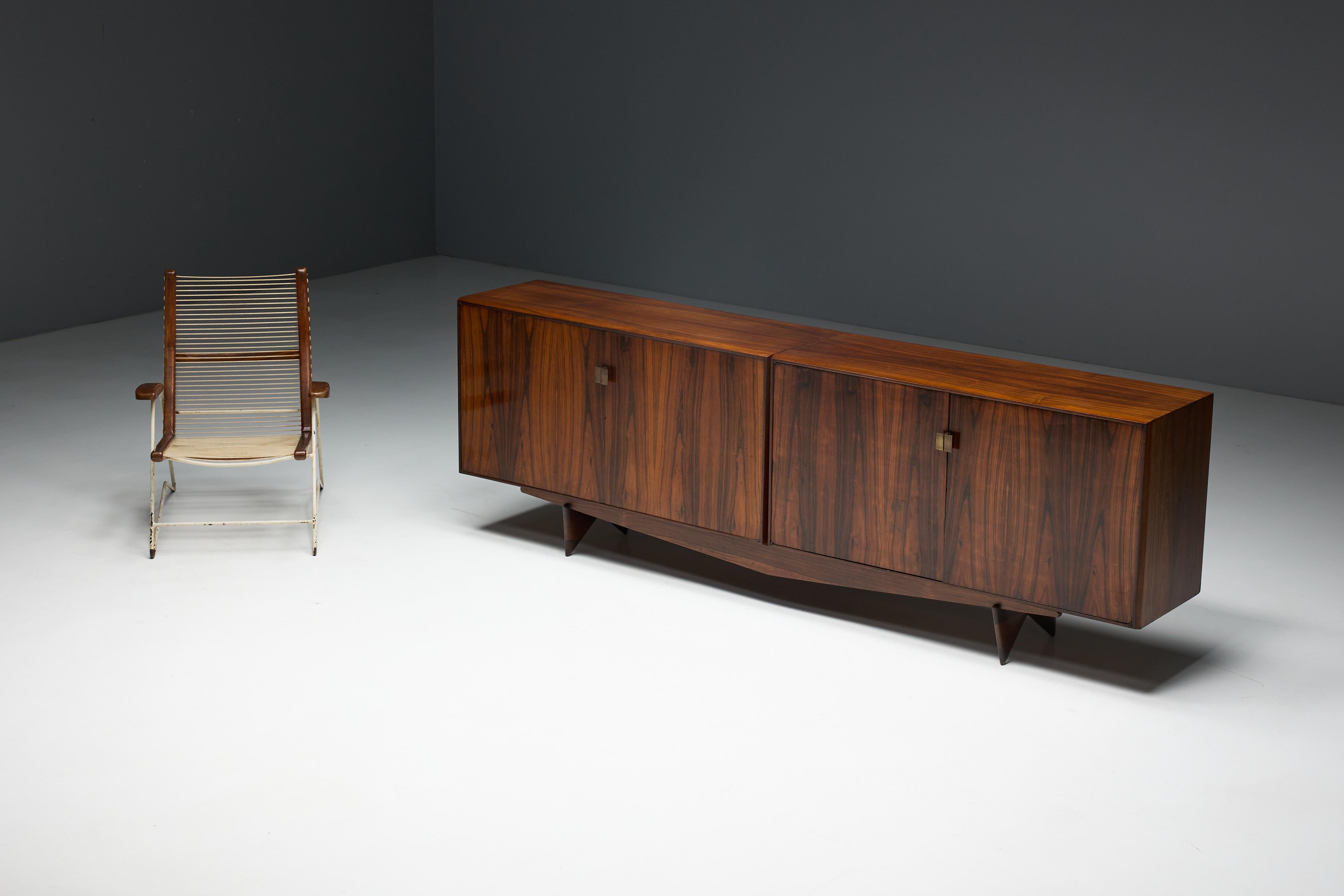 Credenza di Carlo Hauner per Forma Móveis e Objetos de Arte, Brasile, anni '50 in vendita 3