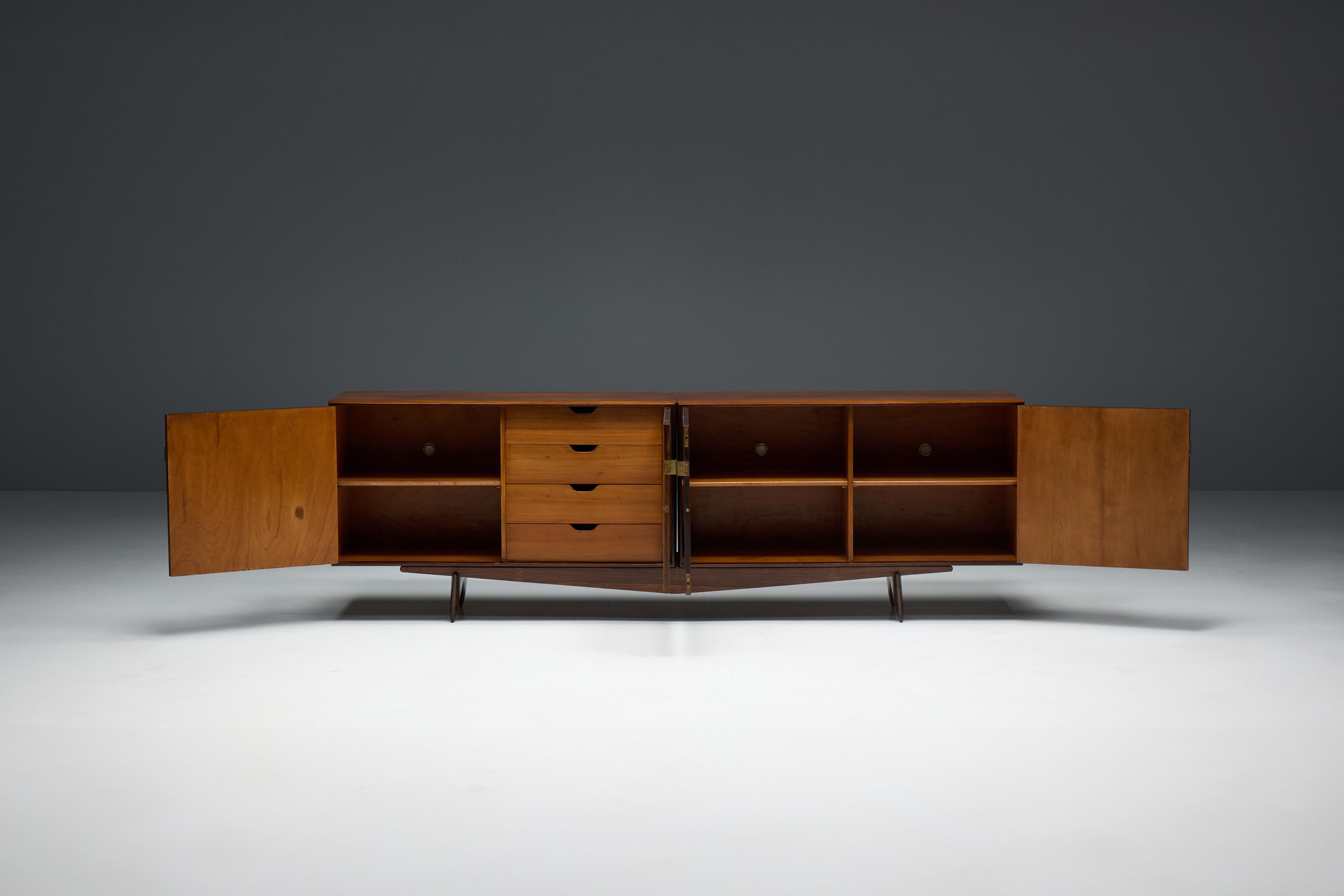 Credenza di Carlo Hauner per Forma Móveis e Objetos de Arte, Brasile, anni '50 in vendita 5